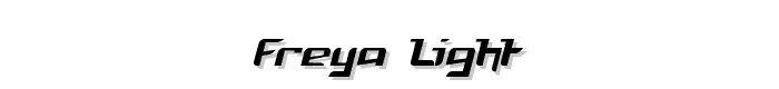 Freya Light font